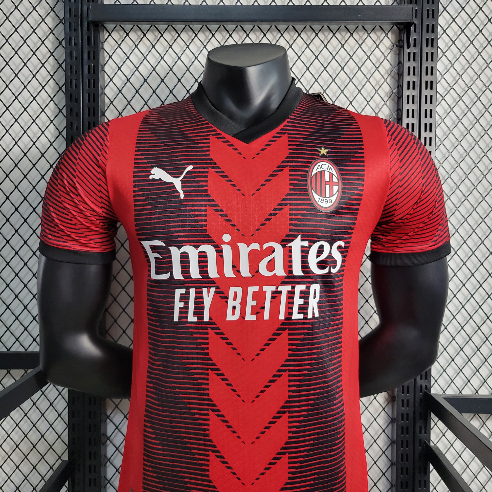 23-24 Player AC Milan Home Size S-XXL | 衬衫 | P2-3 | Betty ali Chinese suppliers