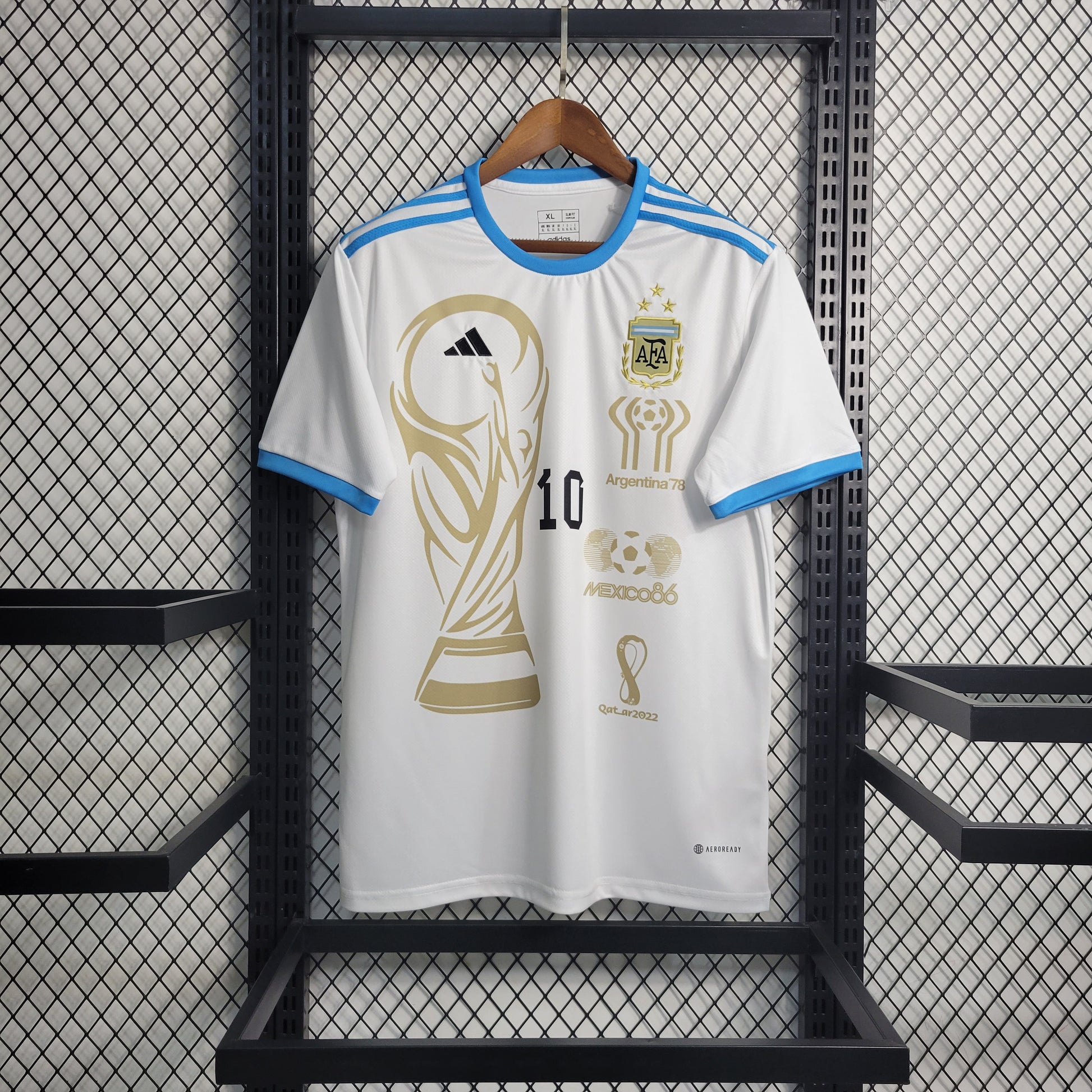 23-24 Argentina World Cup Size S-XXL（Men's Fan Edition） | 衬衫 | M3-9 | Betty ali Chinese suppliers