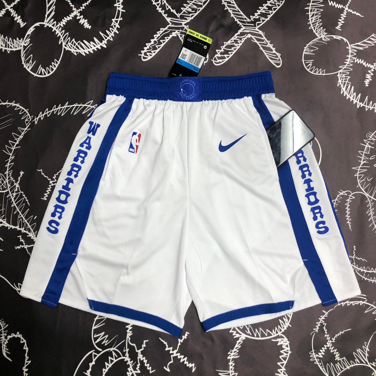 Warrior socks white shorts（NBA）Size S-XXL | 短裤 | NBA | 中国供应商