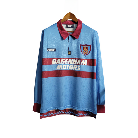 1995-97 West Ham United Long Sleeve Away Retro Shirt