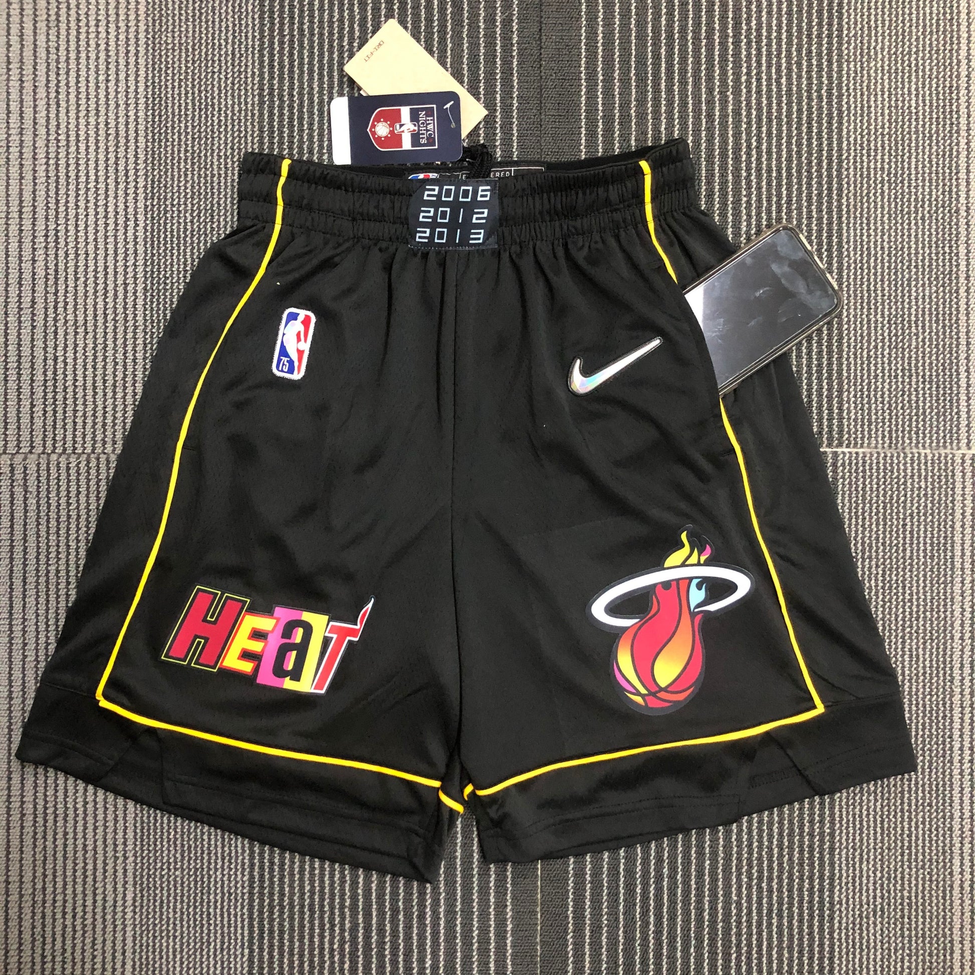 22 Season Heat City Edition Shorts Size S-XXL | 短裤 | NBA | 中国供应商