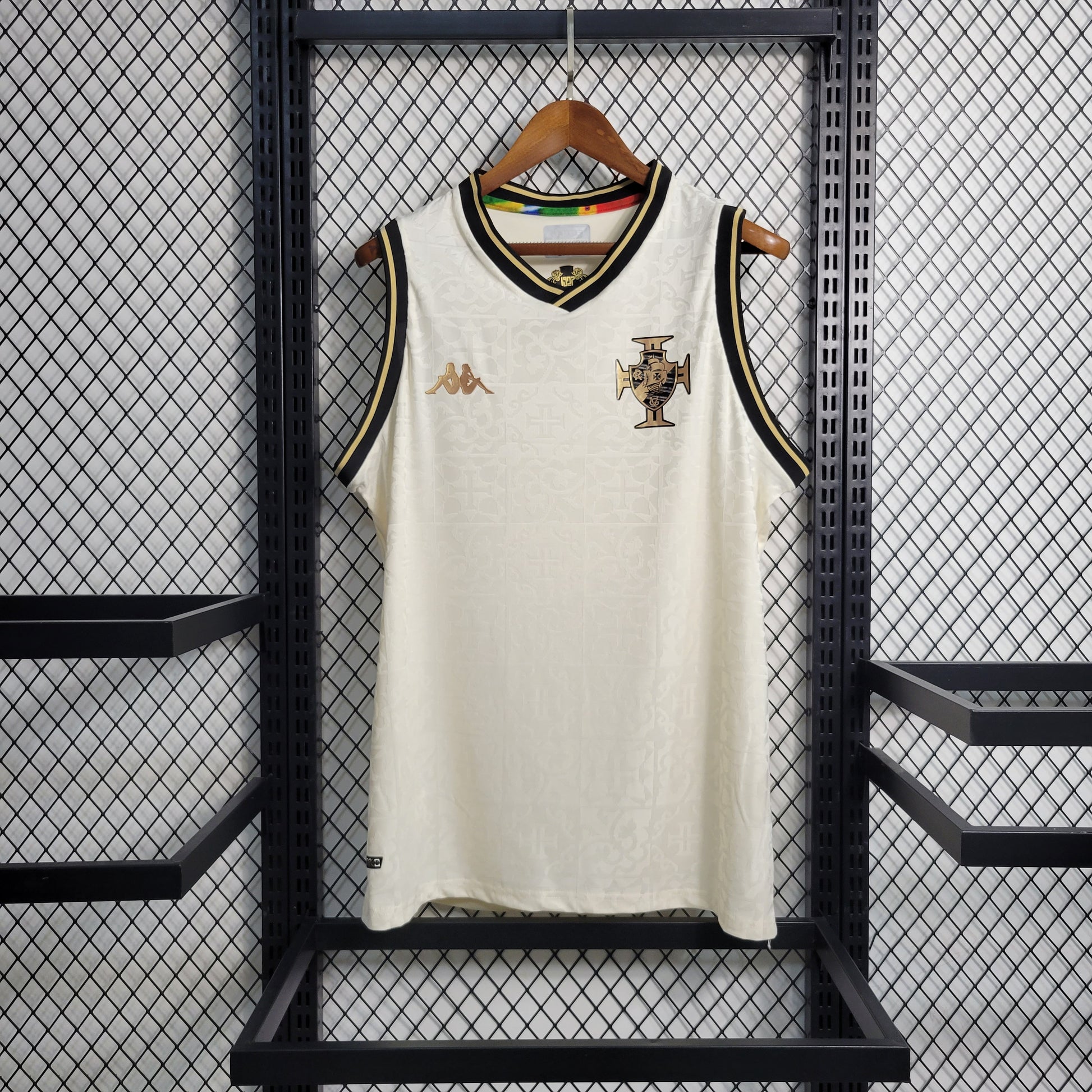 23-24 Vasco da Gama Tank Top White Size S-XXL（Men's Fan Edition） | 衬衫 | M1-1 | Betty ali Chinese suppliers