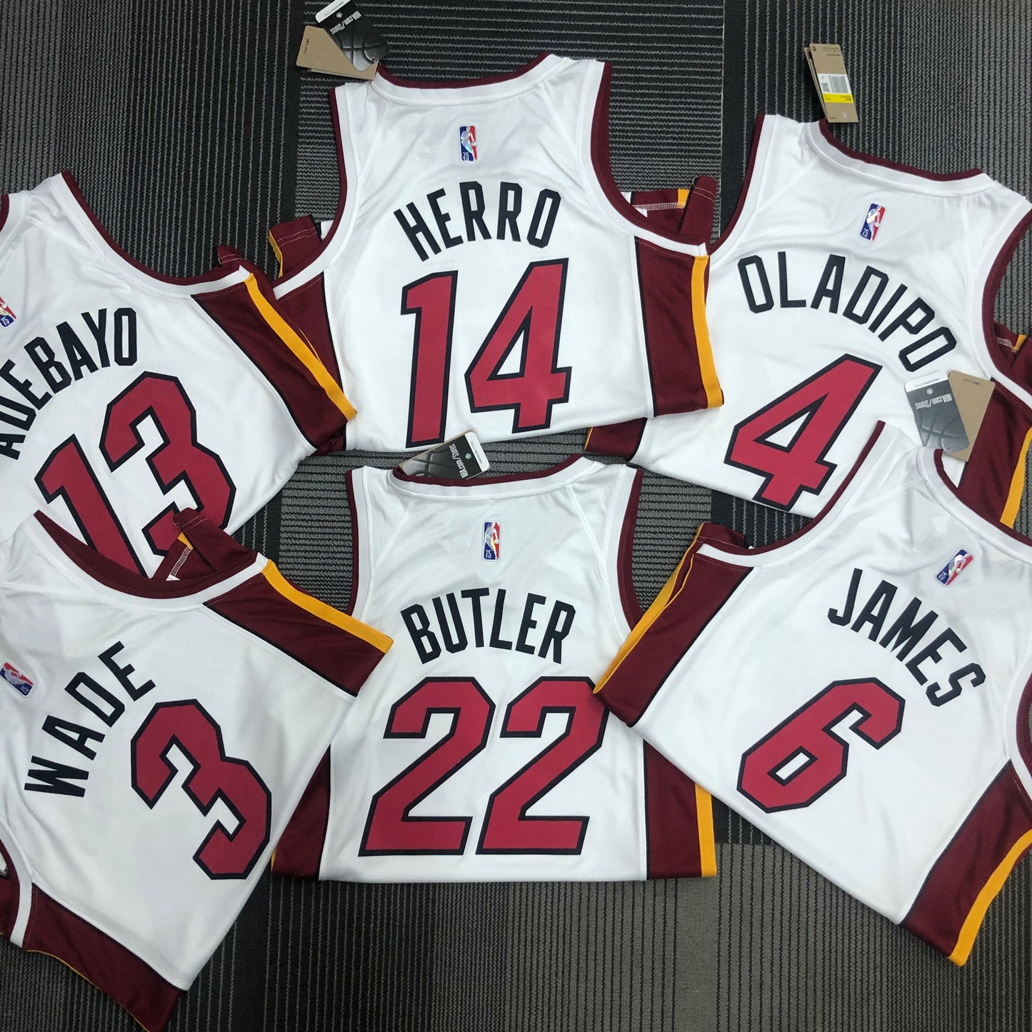 75th Anniversary Heat NBA : #22#14#13#4#3#6 | NBA | NBA | Betty ali Chinese suppliers