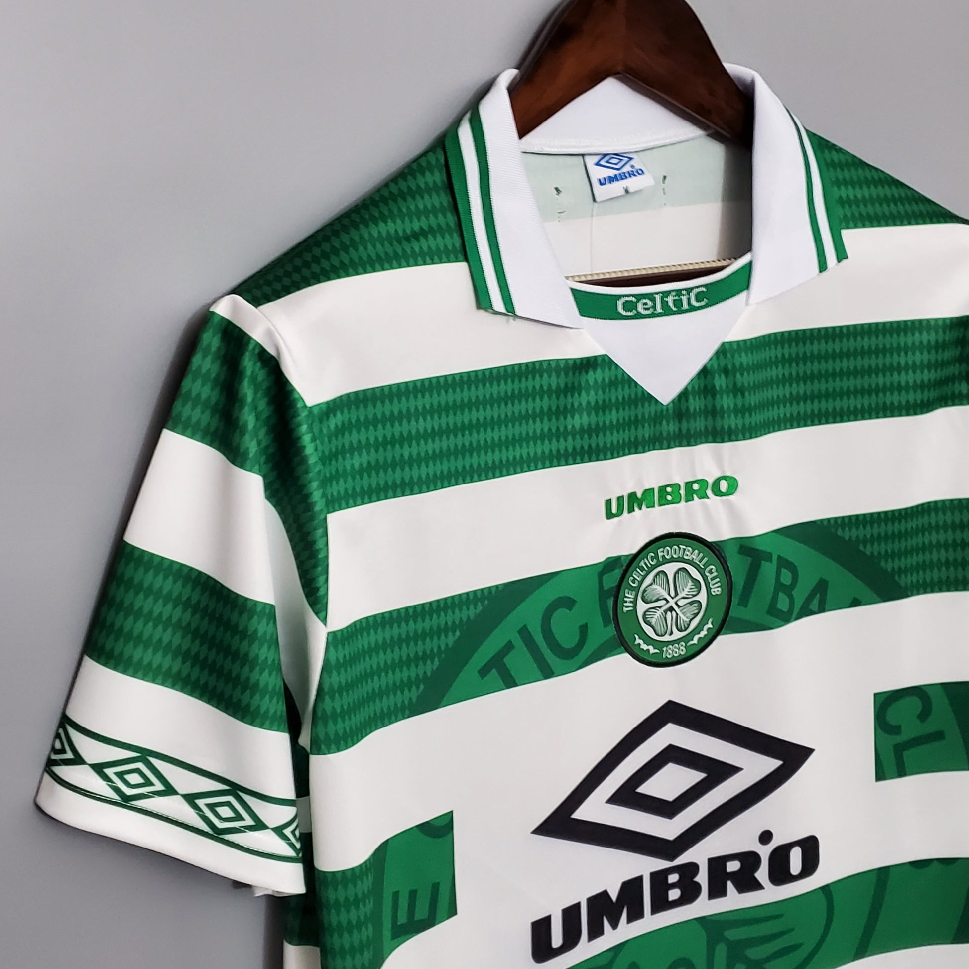 Retro 98/99 Celtic home S-XXL（Men's Fan Edition） | 衬衫 | R | Betty ali Chinese suppliers