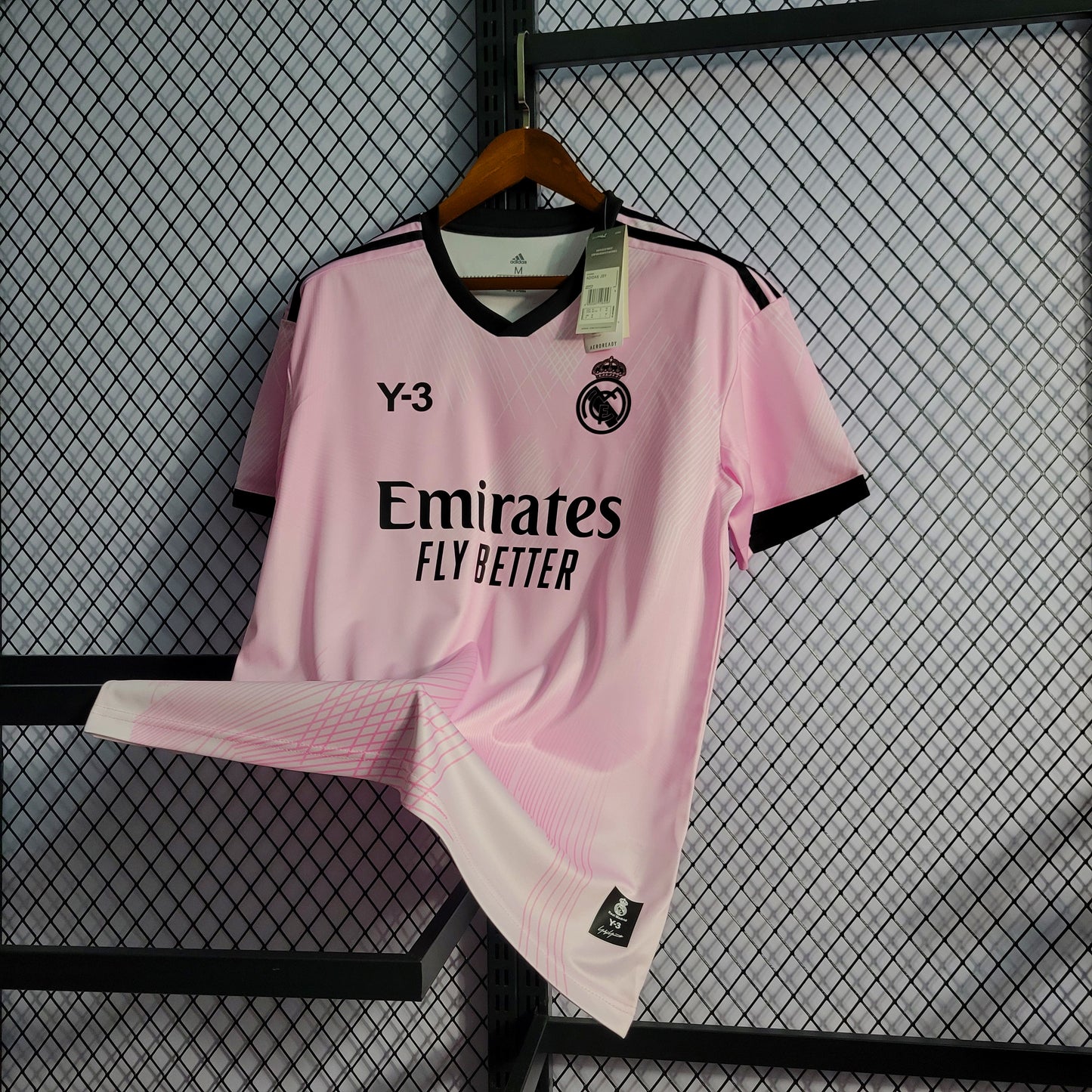 22/23 Real Madrid Pink Y3 Special Edition Size S-XXL（Men's Fan Edition） | 衬衫 | M2-3 | Betty ali Chinese suppliers