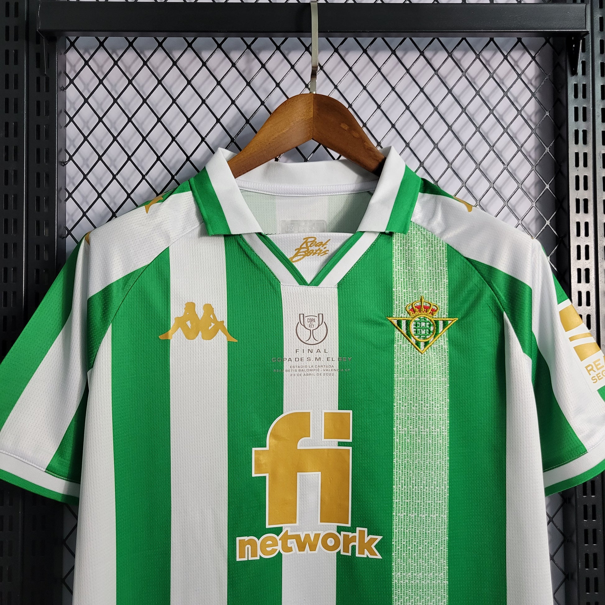 22/23 Betis King's Cup Gold S-2XL（Men's Fan Edition） | 衬衫 | M2-3 | Betty ali Chinese suppliers