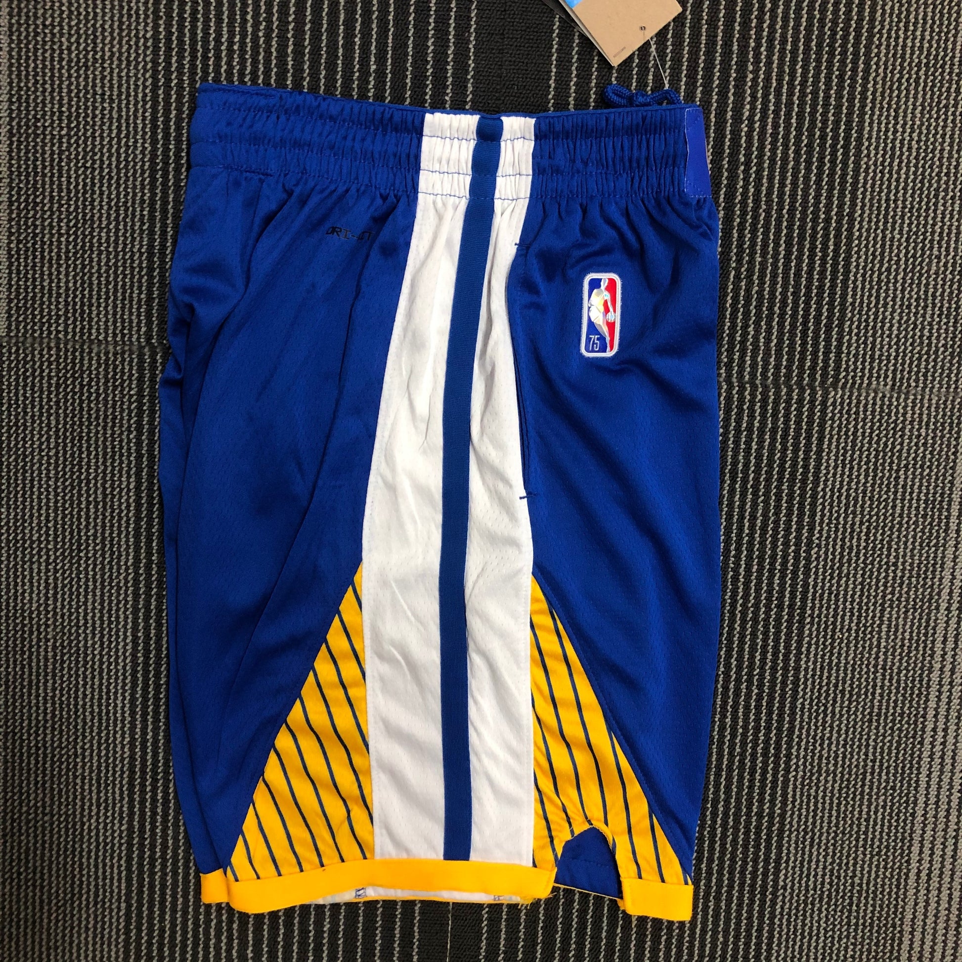 75th Anniversary Warriors Blue Shorts Size S-XXL | 短裤 | NBA | 中国供应商