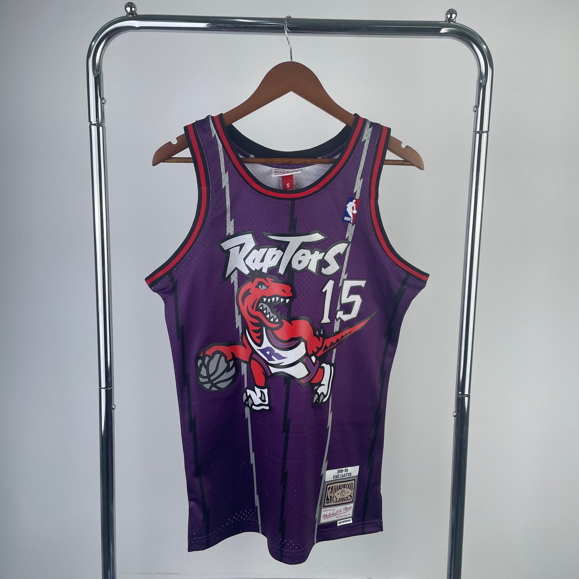 MN hot-pressed retro jersey: SW Raptors 99 season purple NBA : #15 #1 | NBA | NBA | Betty ali Chinese suppliers