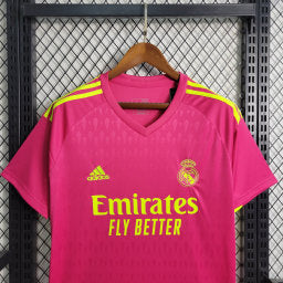 23-24 Real Madrid Goalkeeper Pink Size S-XXL | 衬衫 | M2-3 | Betty ali Chinese suppliers