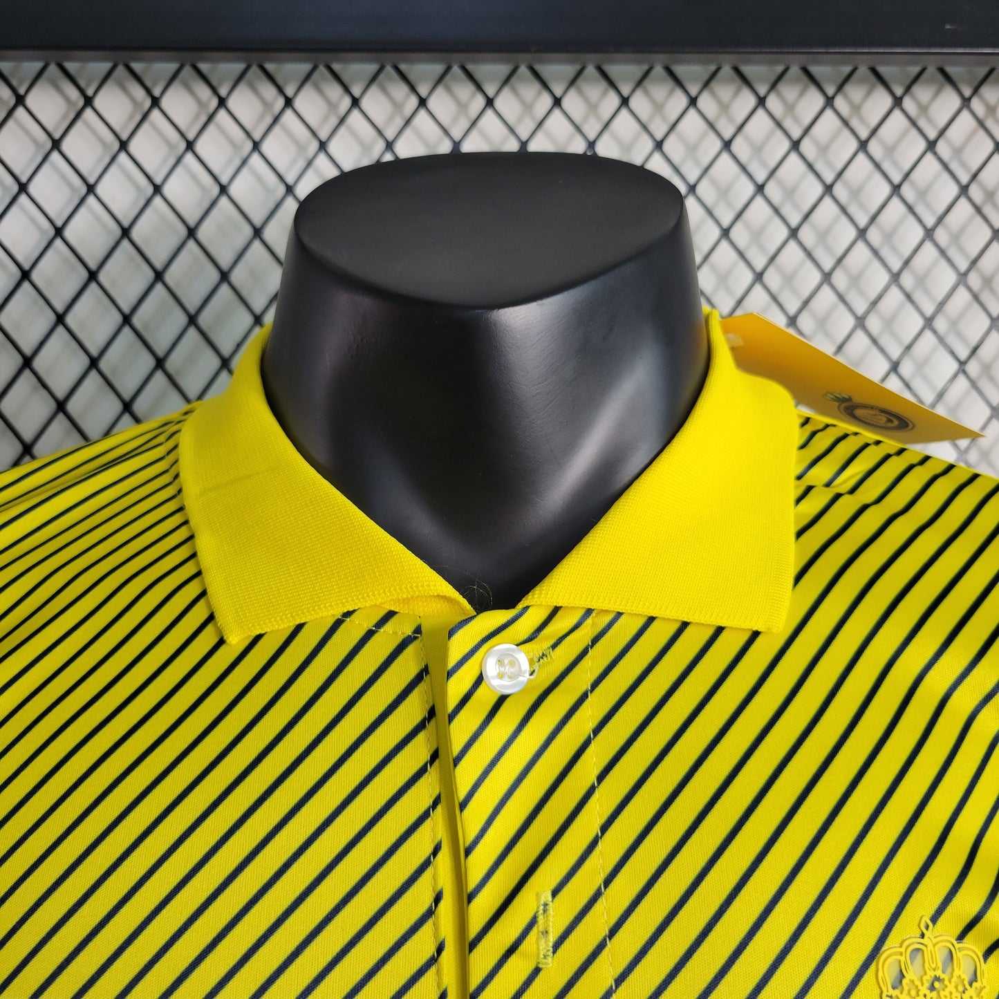 23-24 Al-Nassr FC Yellow POLO Size S-XXL | 衬衫 | P4-1 | Betty ali Chinese suppliers