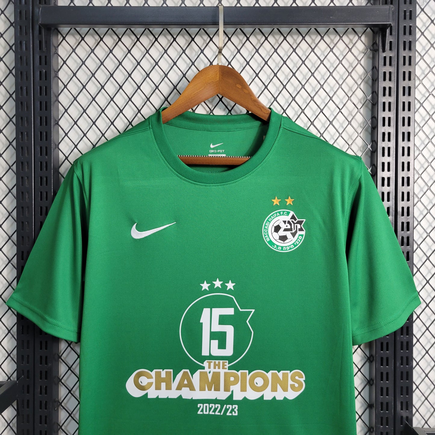 23-24 Maccabi Green Champions Size S-4XL（Men's Fan Edition） | 衬衫 | M4-1 | Betty ali Chinese suppliers