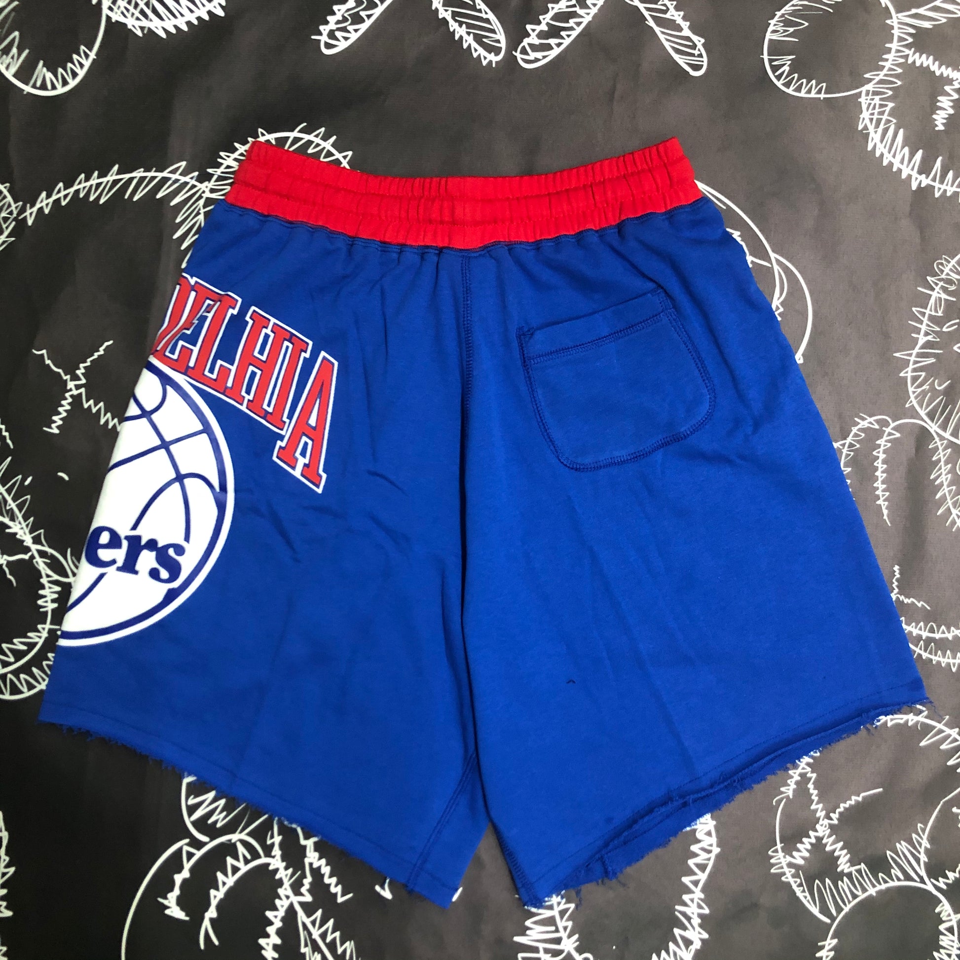 NBA Cotton Shorts 76ers（NBA）Size S-XXL | 短裤 | NBA | 中国供应商