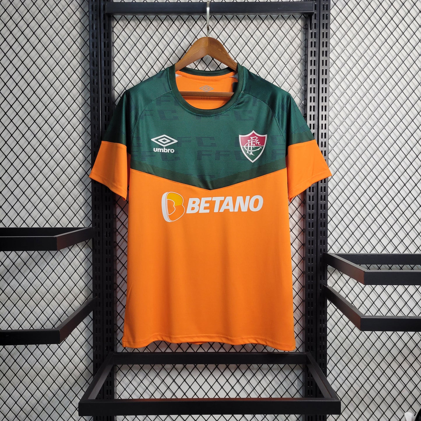 23-24 Fluminense orange training suit size S-XXL（Men's Fan Edition） | 衬衫 | M1-1 | Betty ali Chinese suppliers