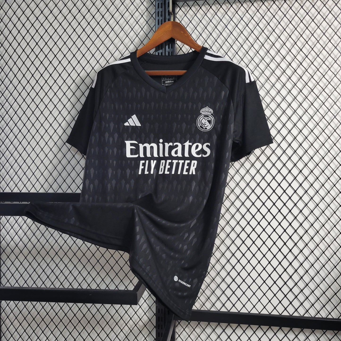 23-24 Real Madrid Black Goalkeeper Size S-XXL(fan version) | 衬衫 | M2-3 | Betty ali Chinese suppliers