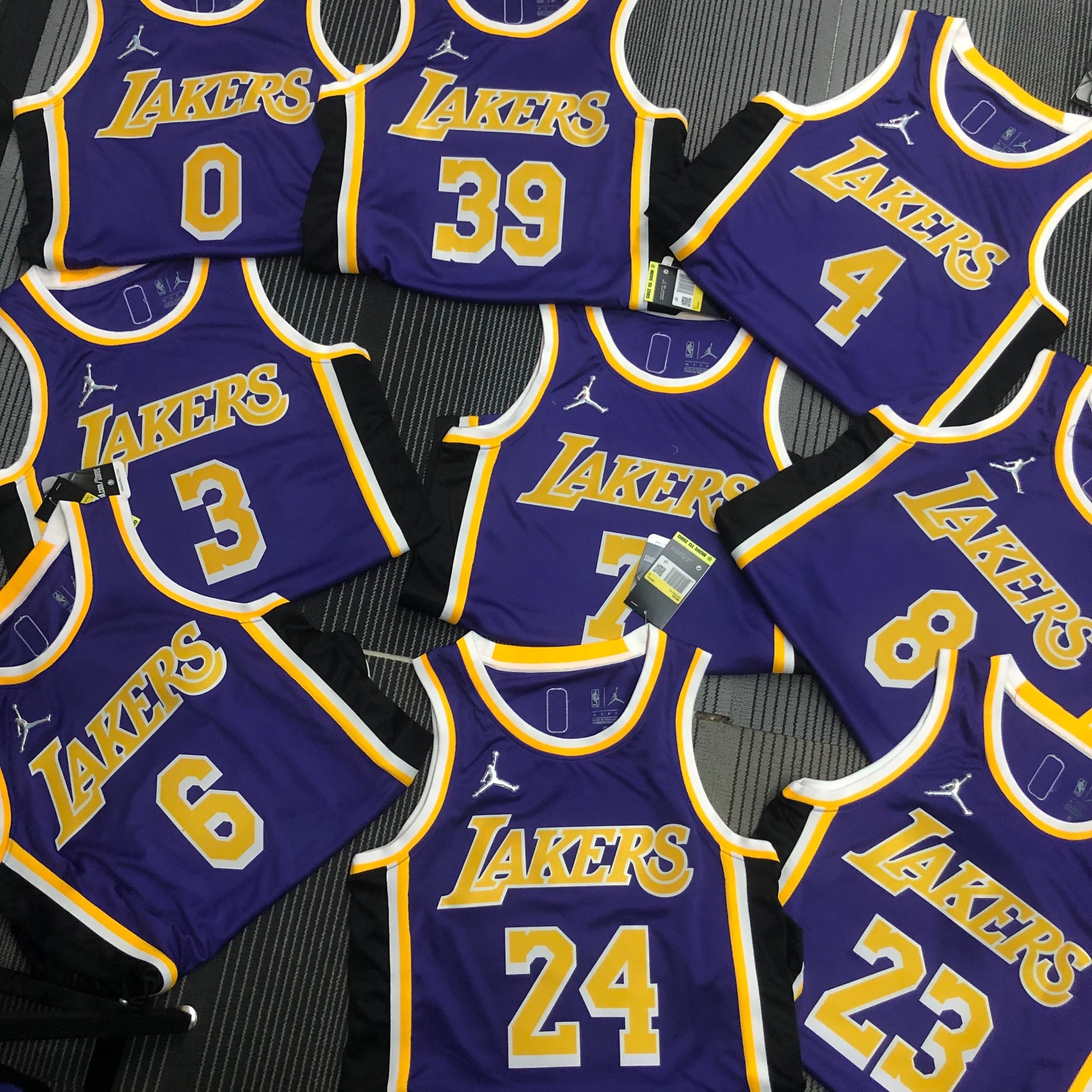 75th Anniversary Lakers Flyers Limited NBA : #39#0#4#3#7#8#6#24#23 | NBA | NBA | Betty ali Chinese suppliers