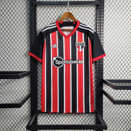 23-24 Sao Paulo away size S-4XL（Men's Fan Edition） | 衬衫 | M1-1 | Betty ali Chinese suppliers