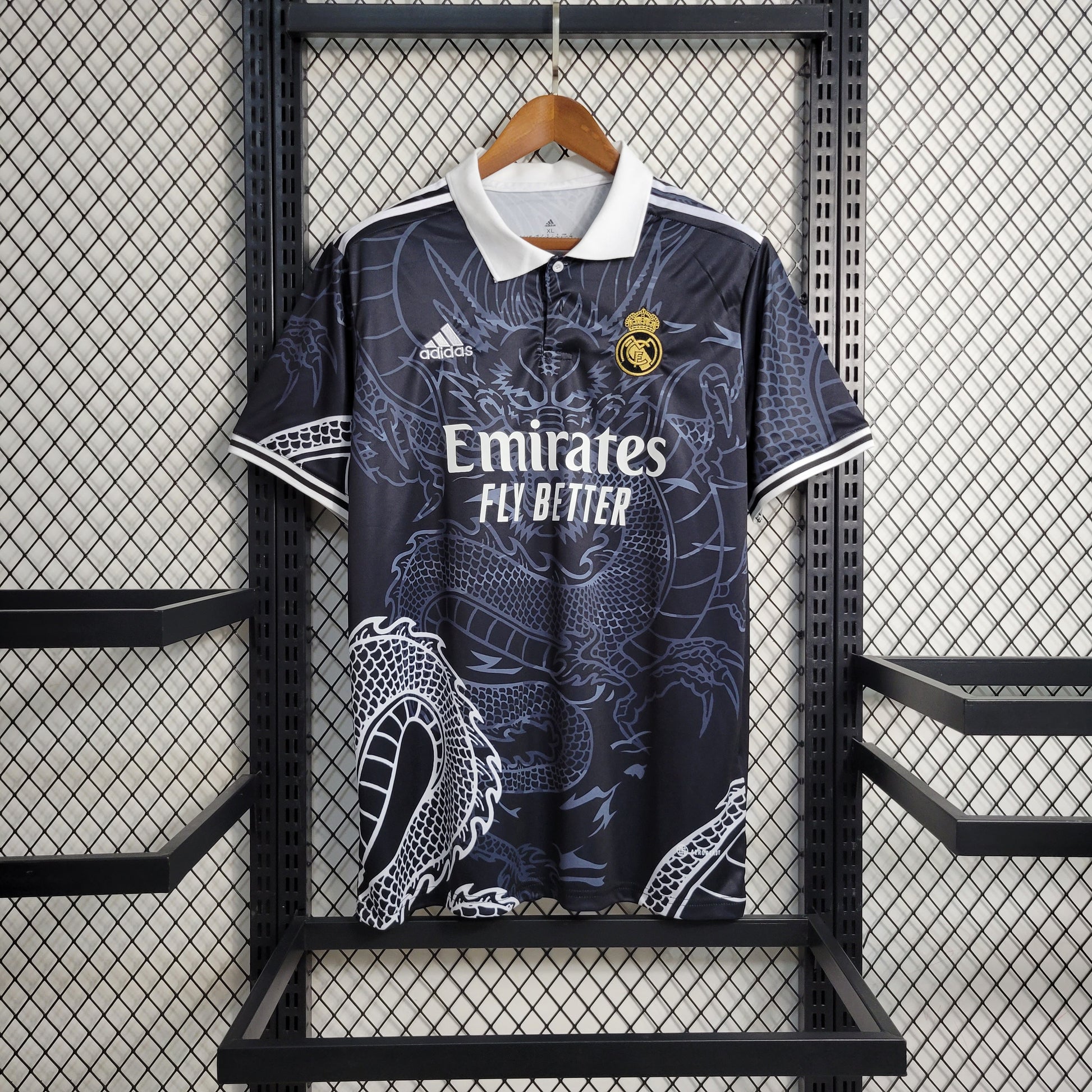 23-24 Real Madrid Black Dragon Special Edition Size S-XXL（Men's Fan Edition） | 衬衫 | M2-3 | Betty ali Chinese suppliers