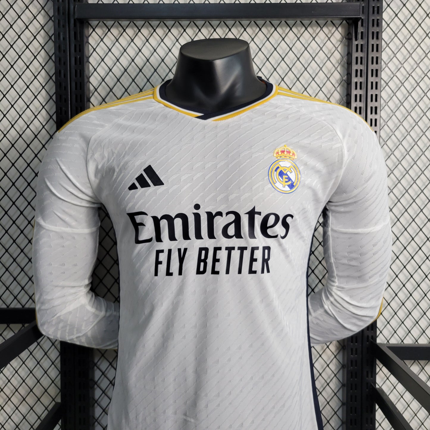 23-24 Players Long Sleeve Real Madrid Home Size S-XXL | 衬衫 | P2-3 | Betty ali Chinese suppliers