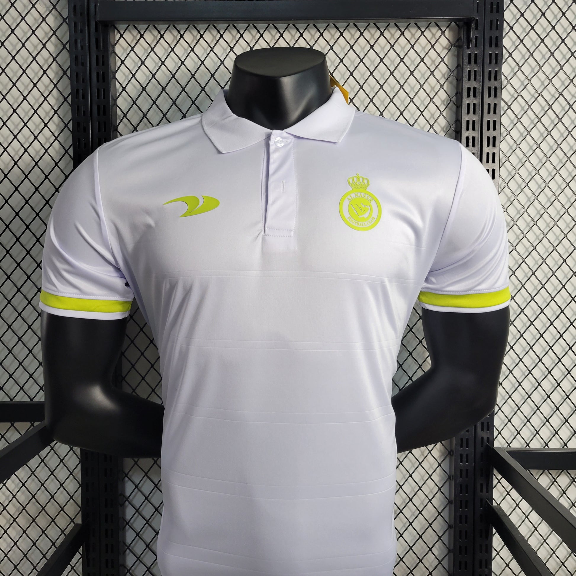 23-24 Al-Nassr FC white POLO size S-XXL | 衬衫 | P4-1 | Betty ali Chinese suppliers