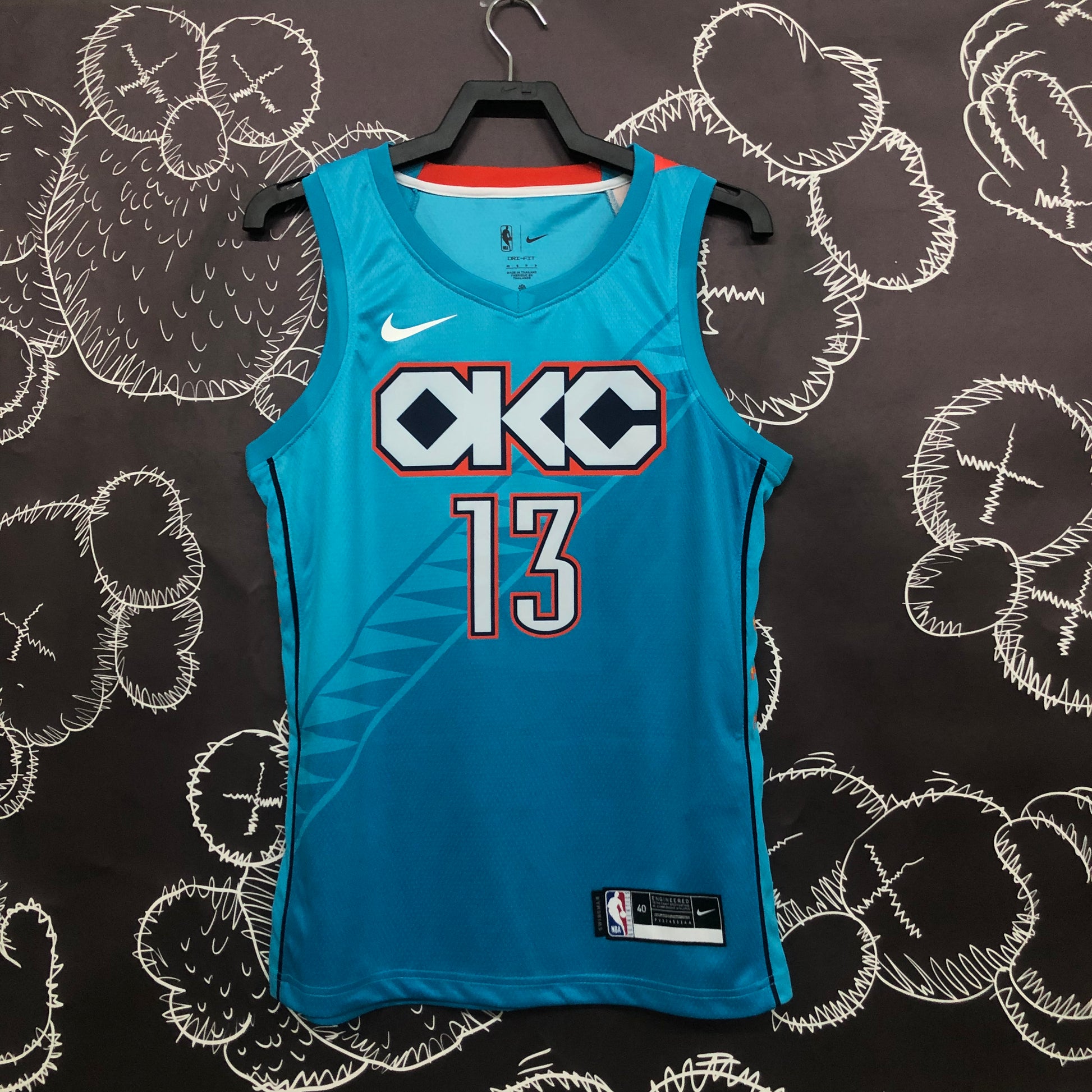 Season 19 Thunder City Edition NBA : #35#13#7#0 | NBA | NBA | Betty ali Chinese suppliers