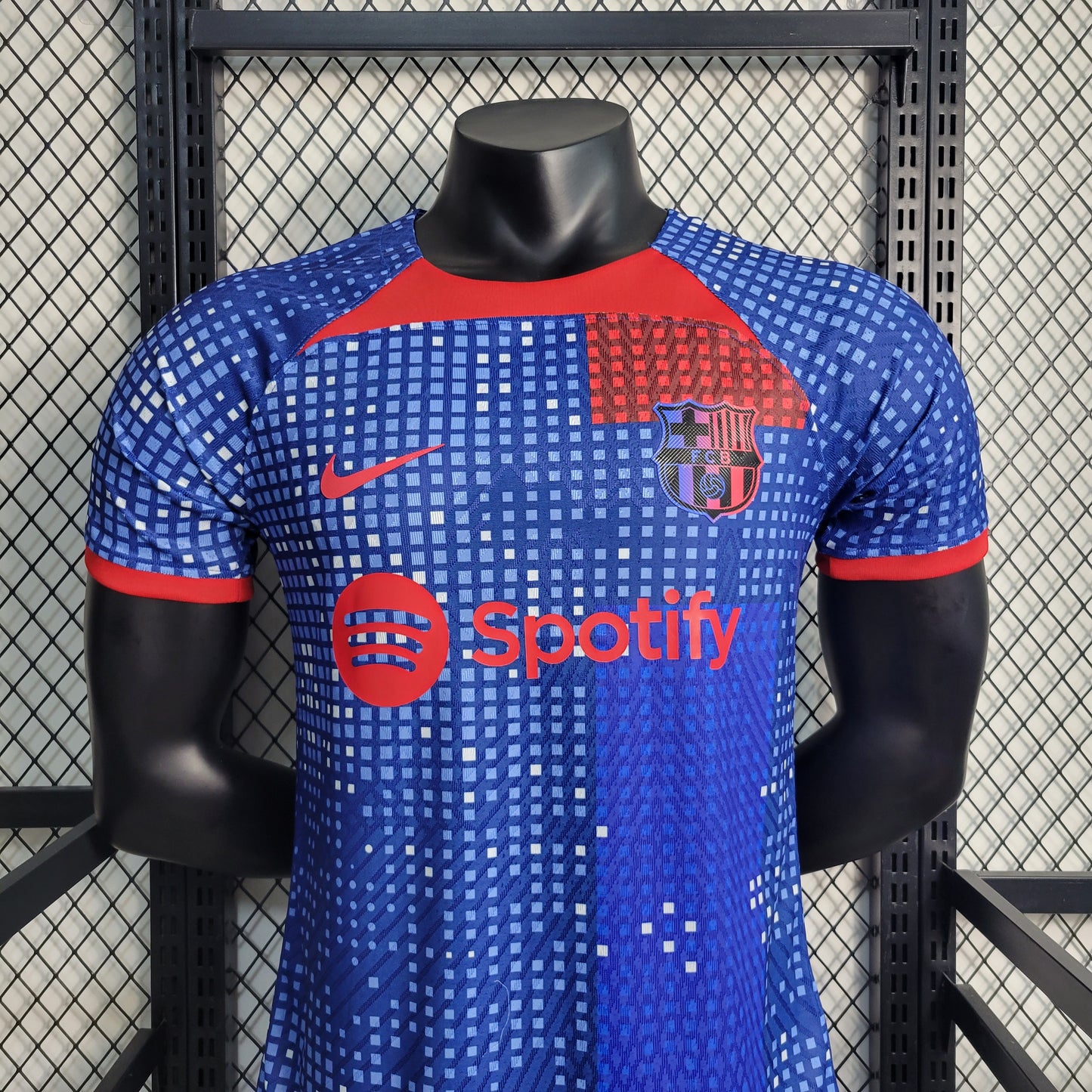 23-24 Players Barcelona Blue Training Shirt Size S-XXL | 衬衫 | P2-3 | Betty ali Chinese suppliers