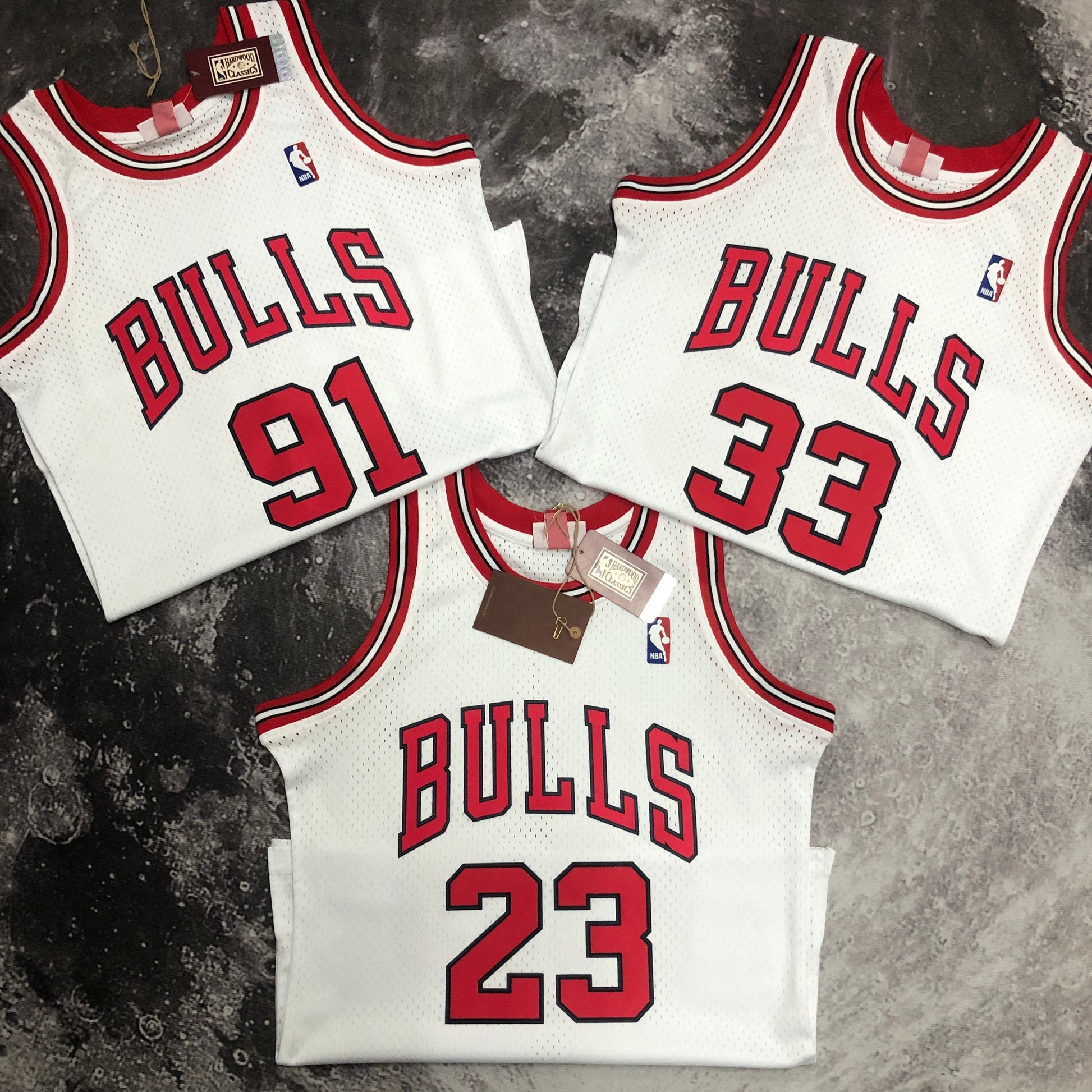 MN hot-pressed retro jersey: SW Bulls 98 season white NBA : #91 #33 #23 | NBA | NBA | Betty ali Chinese suppliers