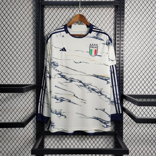 23-24 long shoes Italy away size S-XXL（Men's Fan Edition） | 衬衫 | M2-2 | Betty ali Chinese suppliers