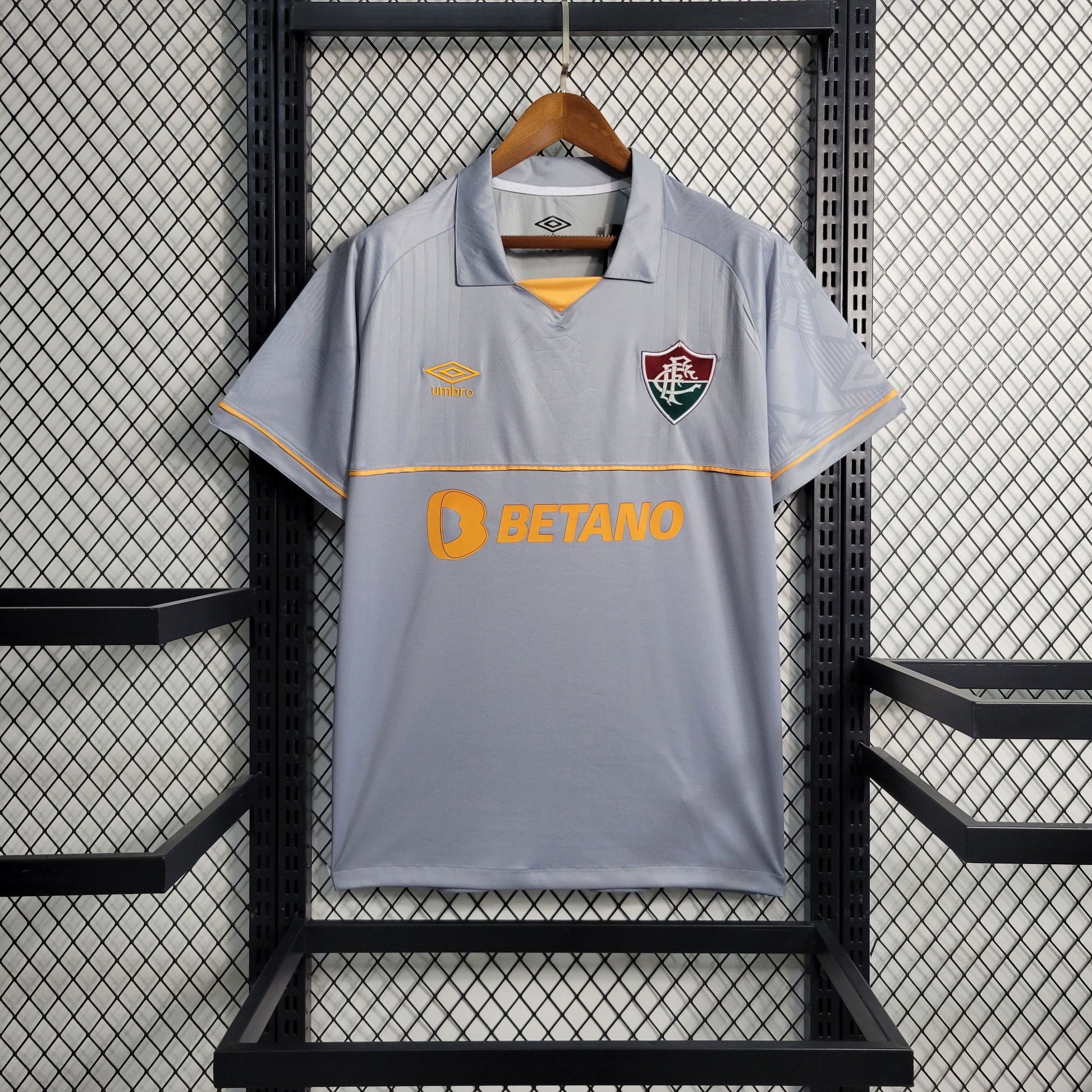 23-24 Fluminense Grey Training Suit Size S-4XL（Men's Fan Edition） | 衬衫 | M1-1 | Betty ali Chinese suppliers