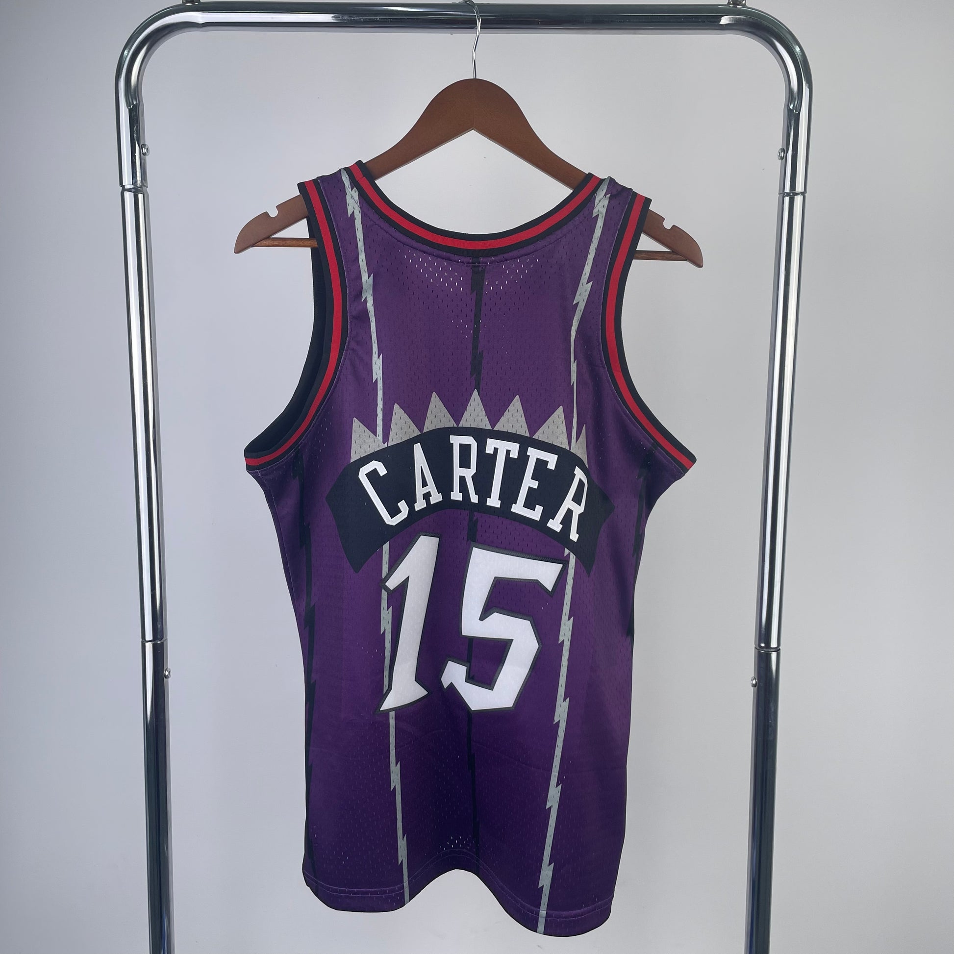 MN hot-pressed retro jersey: SW Raptors 99 season purple NBA : #15 #1 | NBA | NBA | Betty ali Chinese suppliers