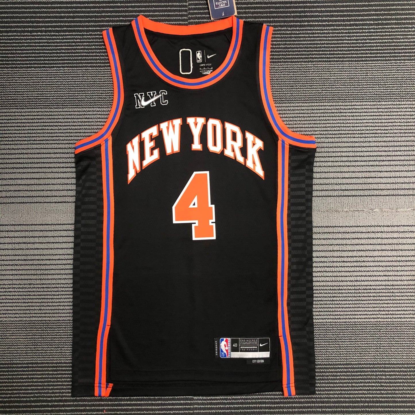 22 season Knicks city version NBA : #4#7#8#9#30 | NBA | NBA | Betty ali Chinese suppliers