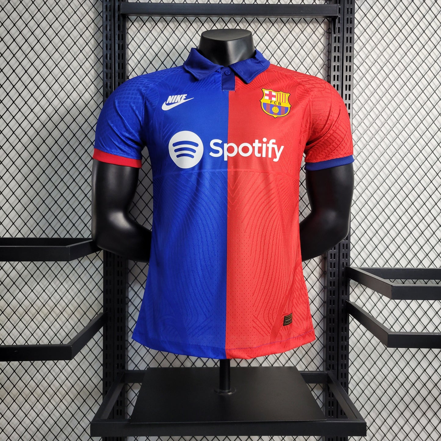 23-24 Player Barcelona Red and Blue Classic Size S-XXL | 衬衫 | P2-3 | Betty ali Chinese suppliers