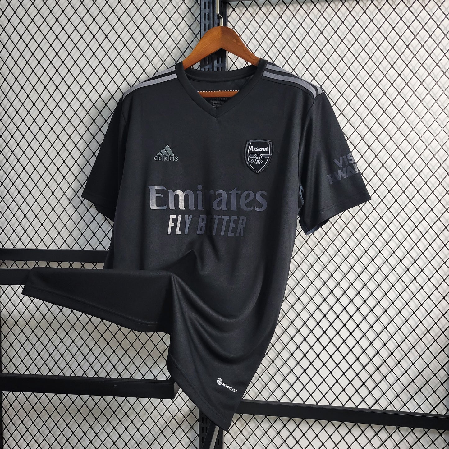 22-23 Arsenal Black Size S-XXL（Men's Fan Edition） | 衬衫 | M2-1 | Betty ali Chinese suppliers