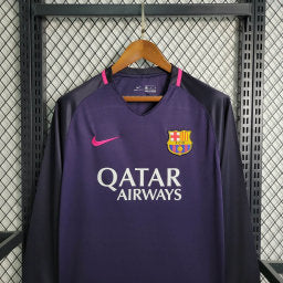 Retro 16-17 Barcelona Guest Long Sleeve Size S-XXL