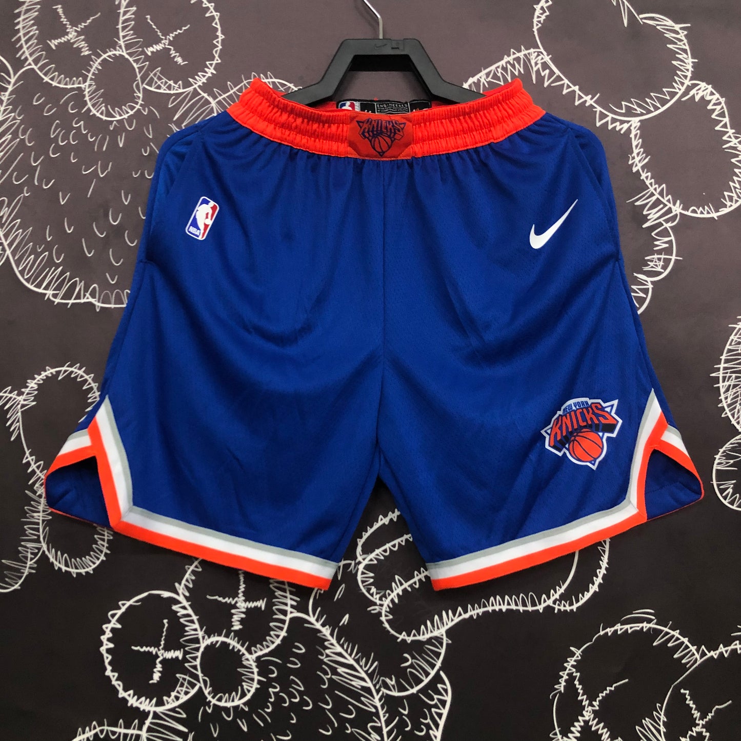 Knicks blue shorts（NBA）Size S-XXL | 短裤 | NBA | 中国供应商