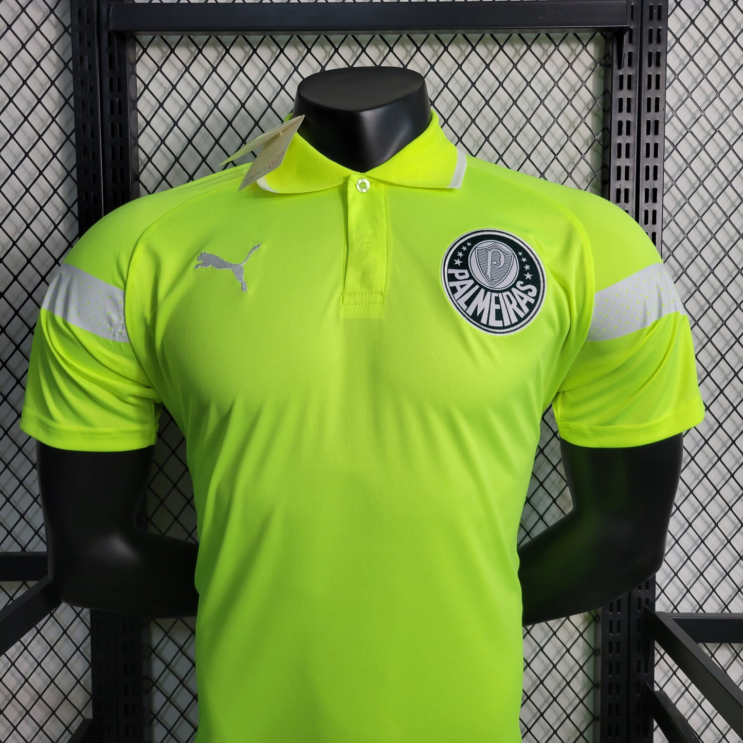 23-24 POLO Palmeiras Fluorescent Green Size S-XXL | 衬衫 | Betty ali Chinese suppliers