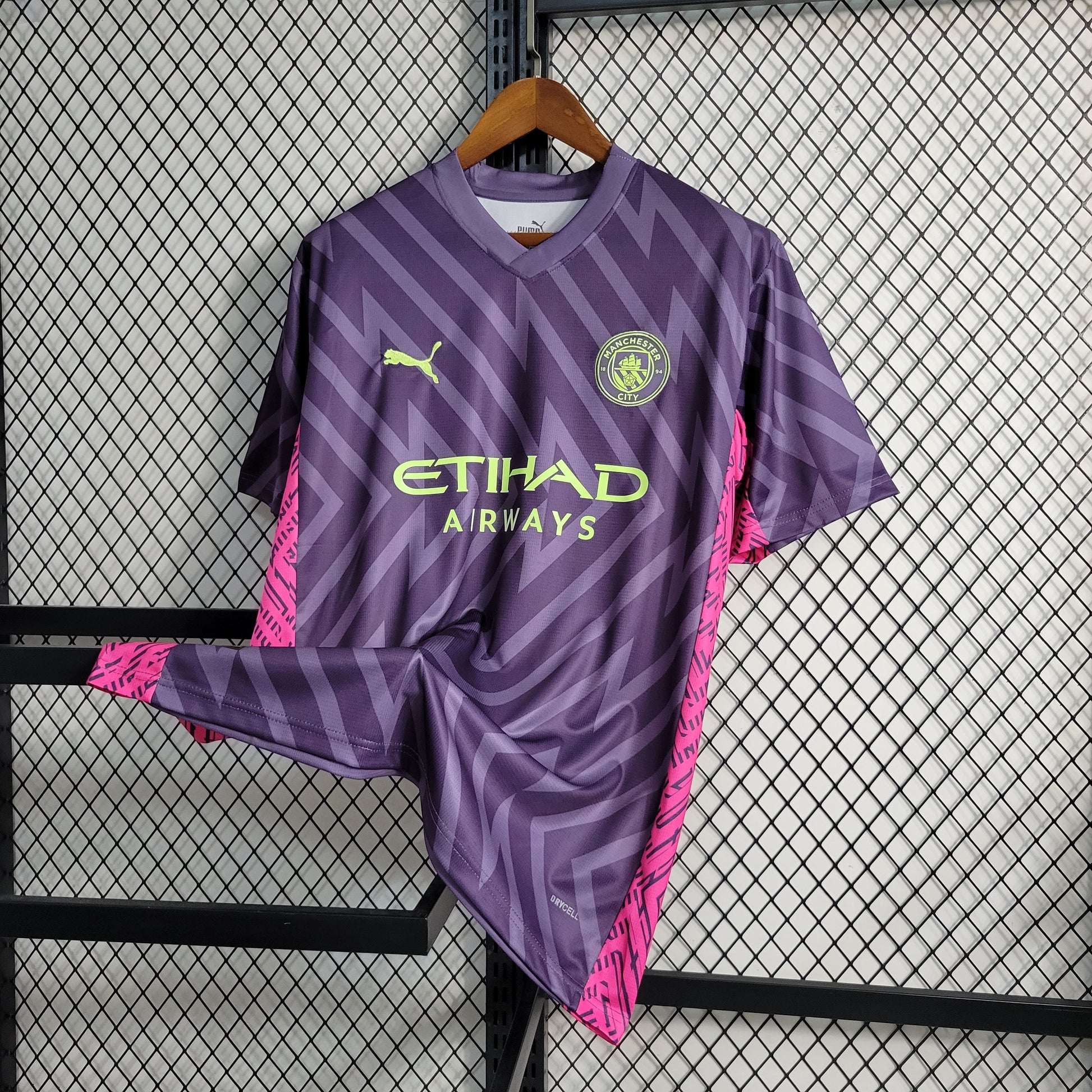 23-24 Manchester City Purple Goalkeeper Size S-XXL（Men's Fan Edition） | 衬衫 | M2-1 | Betty ali Chinese suppliers