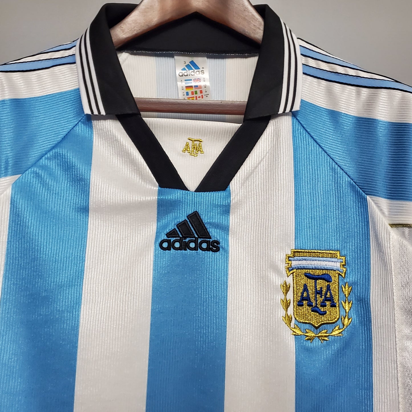 Retro Argentina 1998 home S-XXL（Retro） | 复古/Retro | R | Betty ali Chinese suppliers