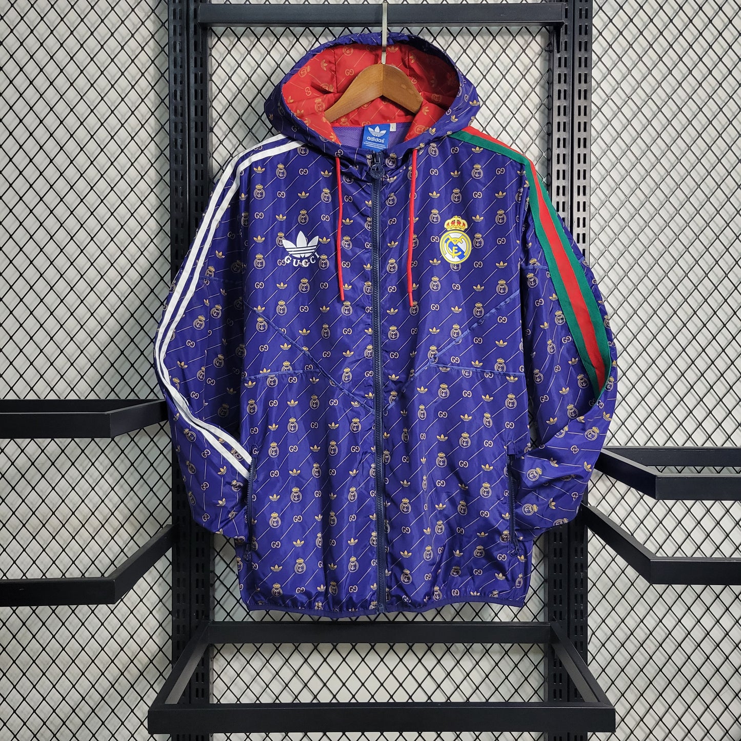 23-24 player windbreaker Real Madrid GUCCI joint size S-XXL | 风衣 | W2-3 | Betty ali Chinese suppliers