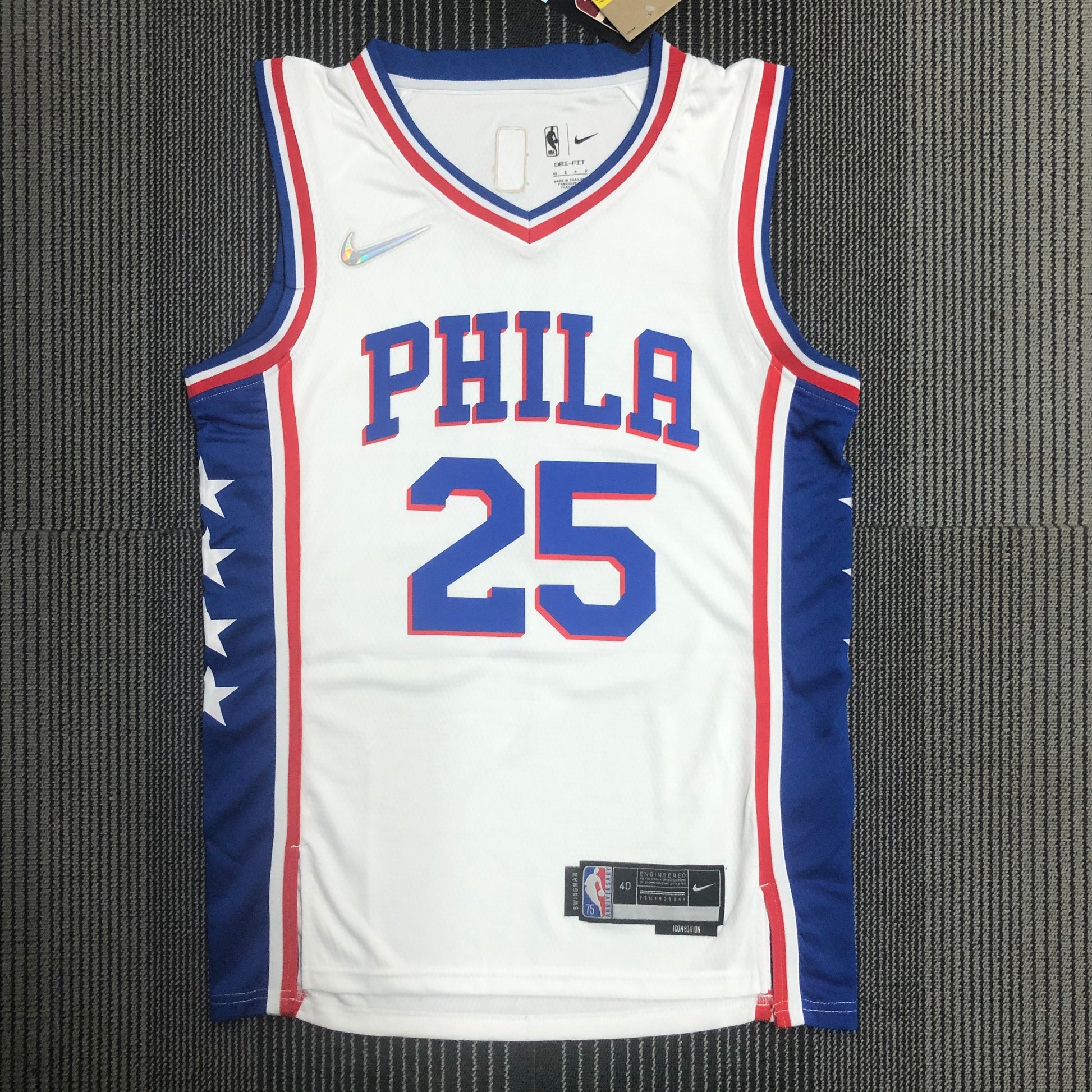 75th Anniversary 76ers NBA : #39#25#21#3#1 | NBA | NBA | Betty ali Chinese suppliers