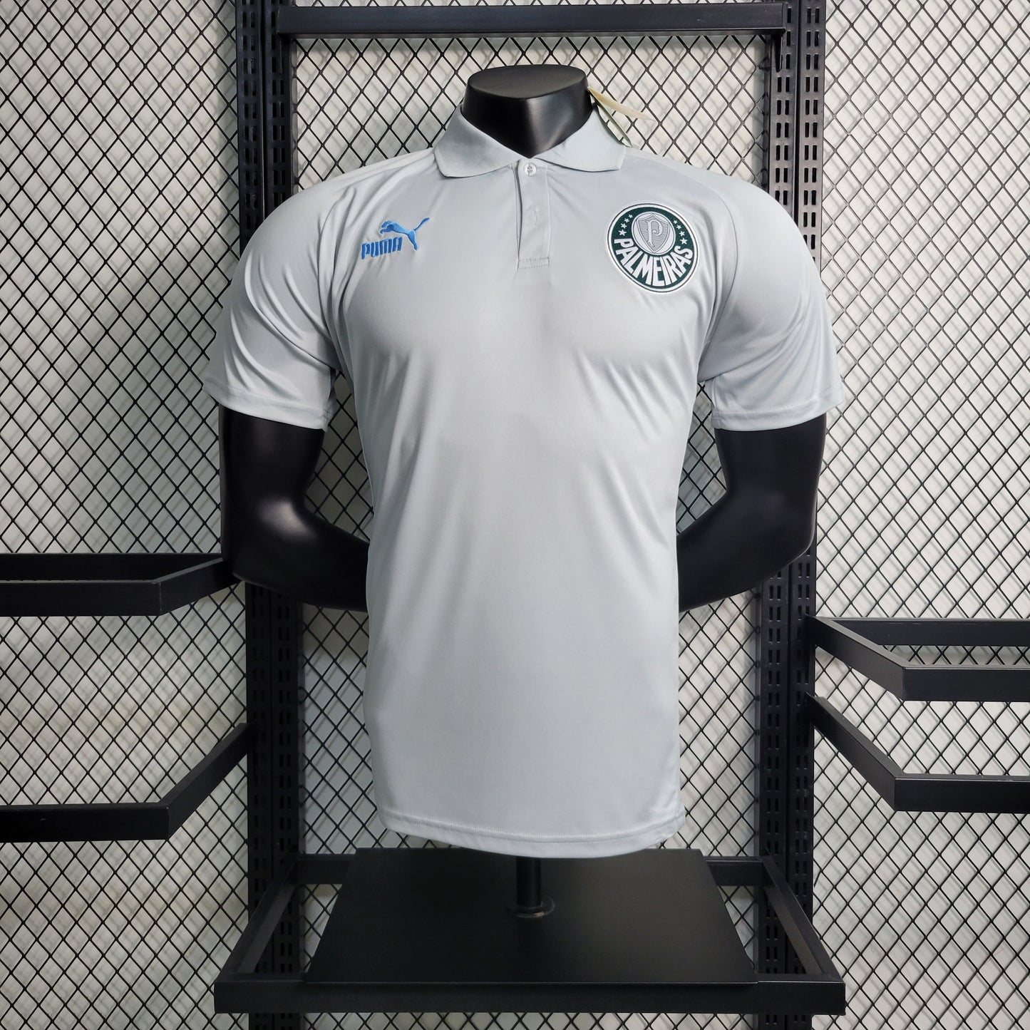 23-24 POLO Palmeiras Grey Size S-XXL（Men's Fan Edition） | 衬衫 | M1-1 | Betty ali Chinese suppliers