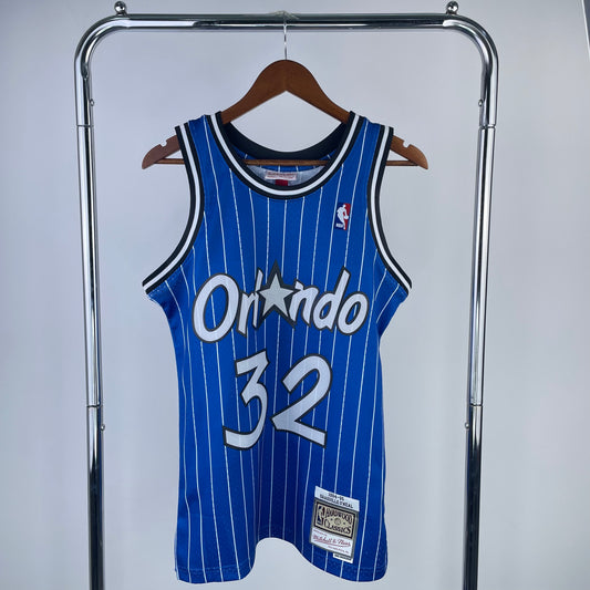 MN hot-pressed retro jersey: SW Magic 94/95 season blue NBA : #32 | NBA | NBA | Betty ali Chinese suppliers