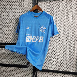 23-24 Flamengo Goalkeeper Blue Size S-4XL