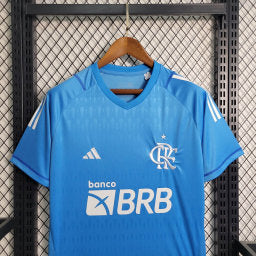 23-24 Flamengo Goalkeeper Blue Size S-4XL