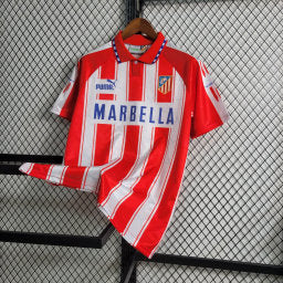 Retro 95-96 Atletico Madrid Home Size S-XXL | 复古/Retro | M2-3, R | Betty ali Chinese suppliers