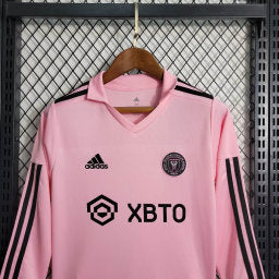 22-23 Kids Intermiamicf Home Long Sleeve Sizes 16-28