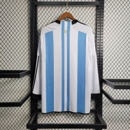 22-23 Argentina Home 3-Star Long Sleeve Size S-XXL