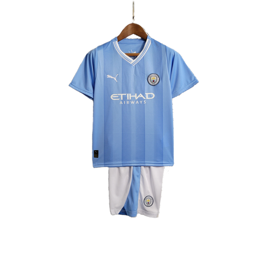 23-24 Kids Manchester City Home Jersey