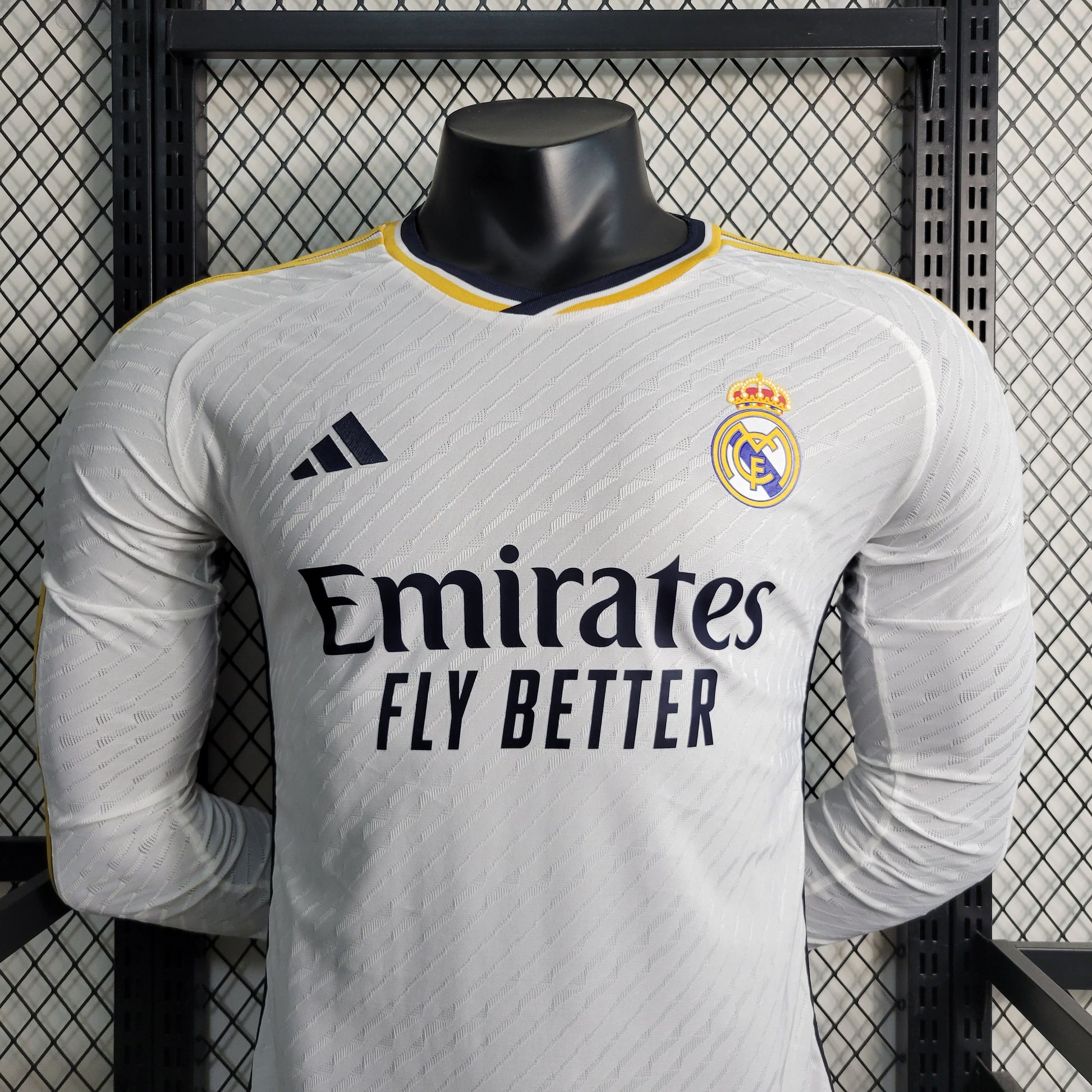 23-24 Players Real Madrid's home long-sleeved size S-XXL | 衬衫 | M2-2 | Betty ali Chinese suppliers