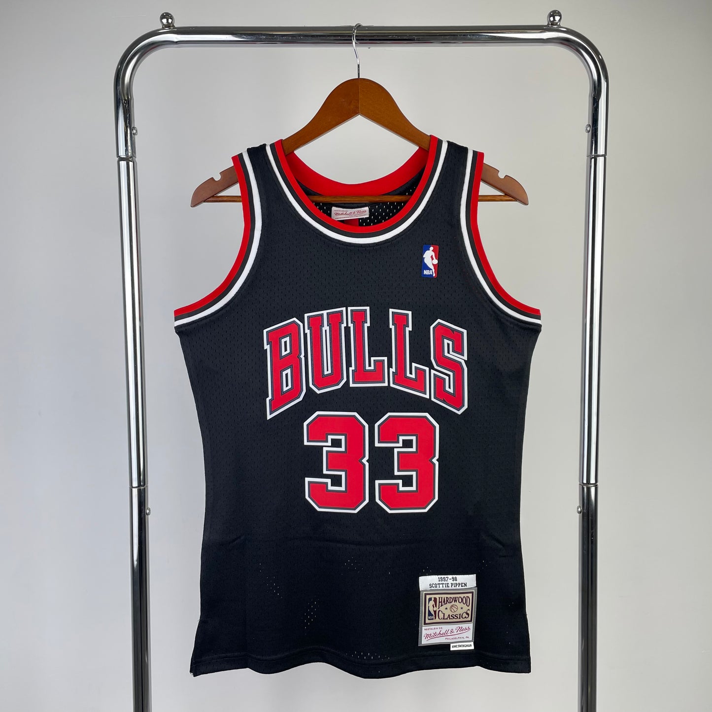 MN heat-pressed retro jersey: SW Bulls 98 season black NBA : #91 #33 #23 | NBA | NBA | Betty ali Chinese suppliers