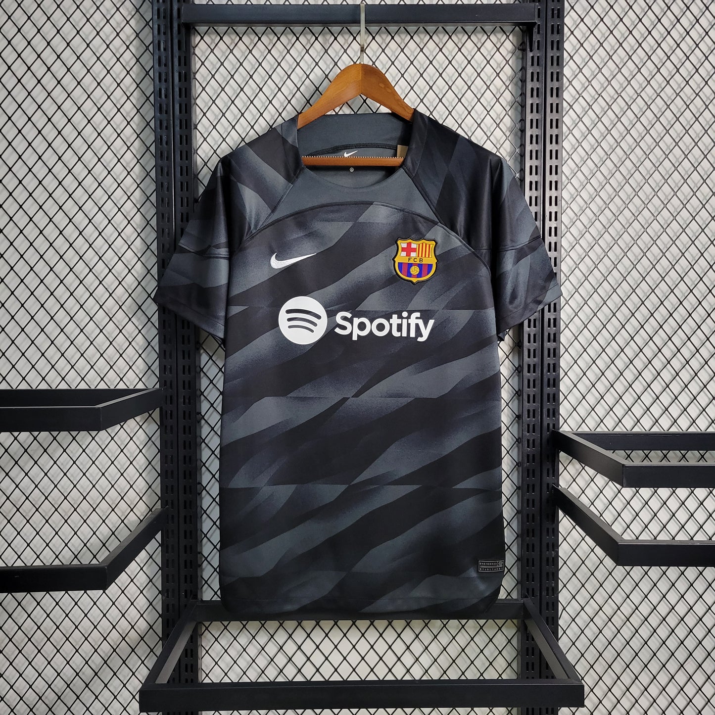 23-24 Barcelona Black Goalkeeper Size S-XXL（Men's Fan Edition） | 衬衫 | M2-3 | Betty ali Chinese suppliers